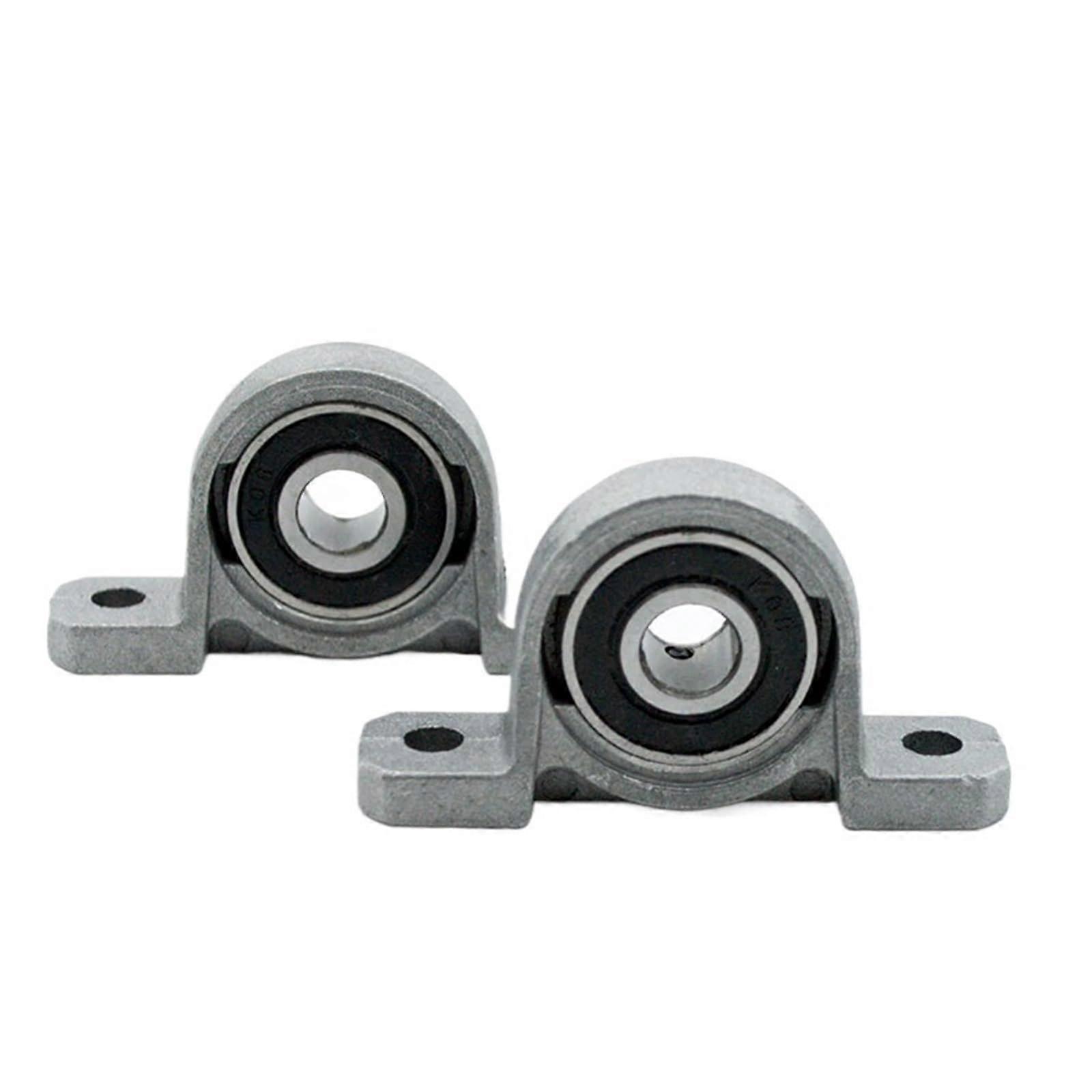 2pcs 10pcs KP08 Zinc Alloy Pillow Block Bearing 8mm Bracket Smooth Rotation Extended Life