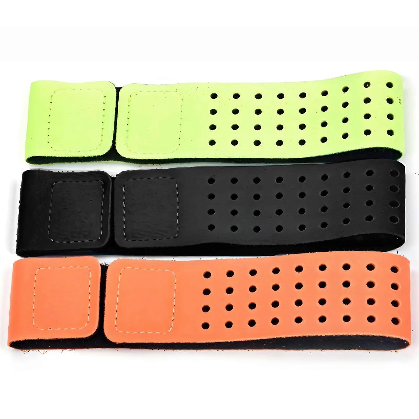 3 Pack Adjustable Heart Rate Monitor Armband Straps – Elastic SweatResistant Bands for Workout