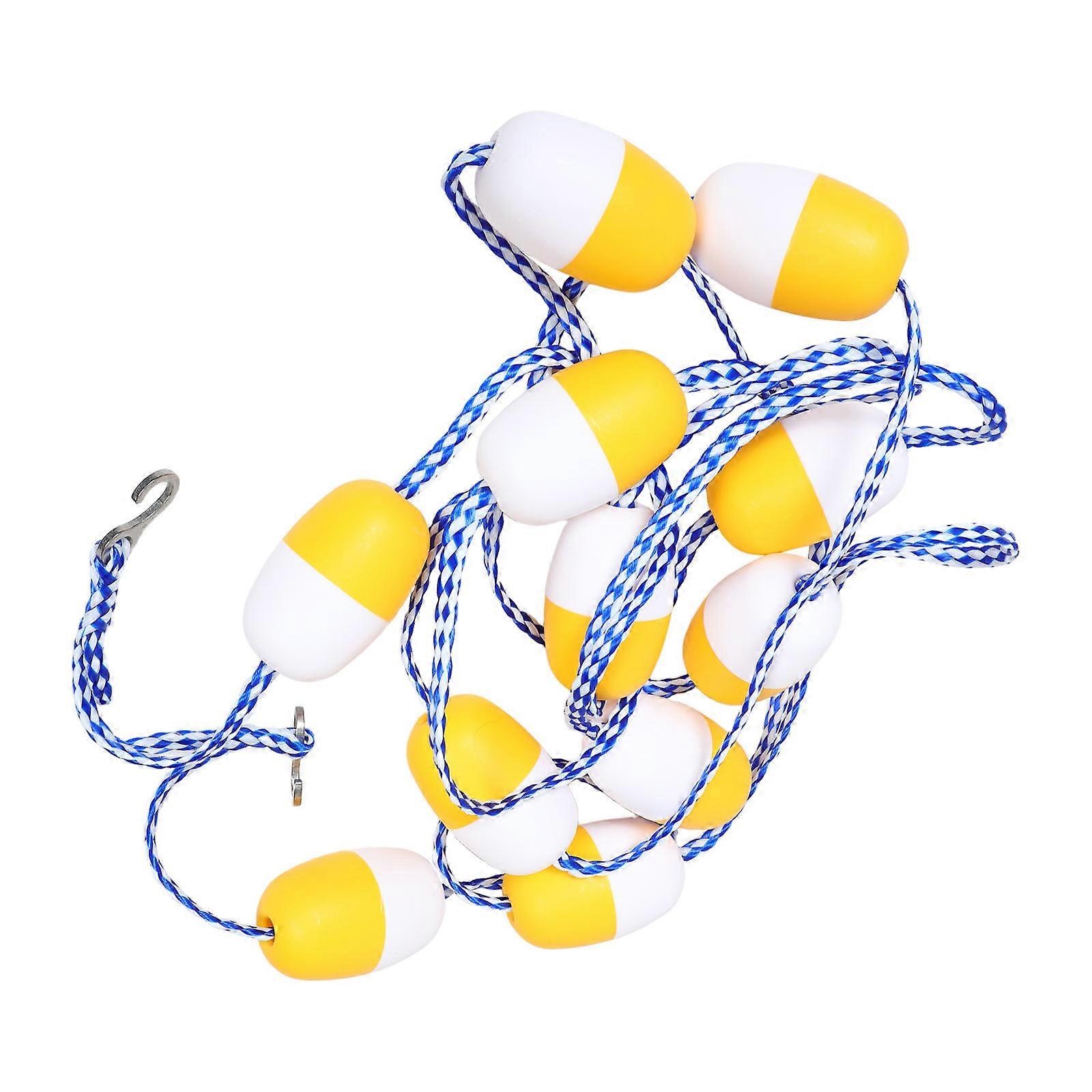 Pool Lane Line Float Rope with Durable Buoys for Competitive Swimming Training