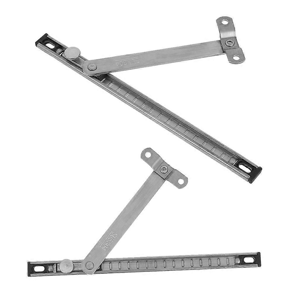 Window Protection Lock Adjustable Window Lock for Patio 2Pcs Silver