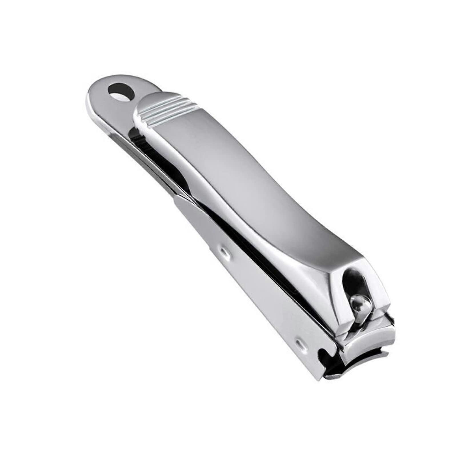 Splashproof Ergonomic Manicure Nail Clippers for Precise Smooth Trims and Compact Travel Use
