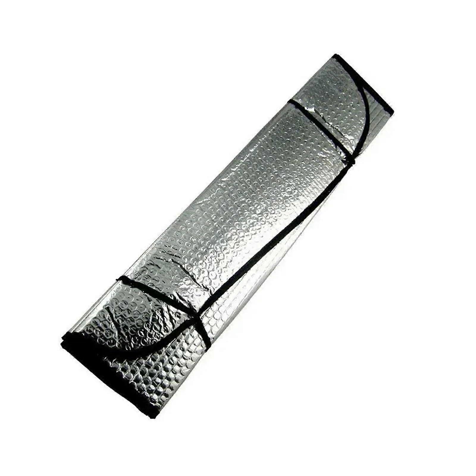 Car Sun Shade Windshield Sun Protector with UV Protection Shield Foldable Silver Design for Front and Rear