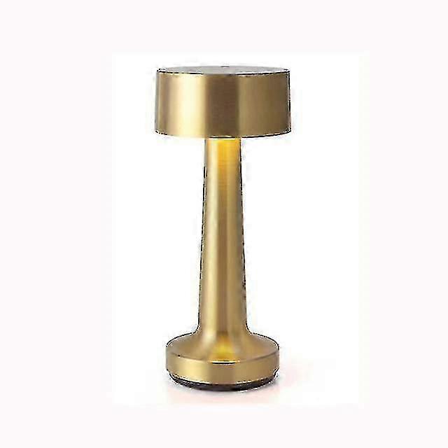 Touch Sensor Bar Rechargeable Table Lamps(Golden) 26s