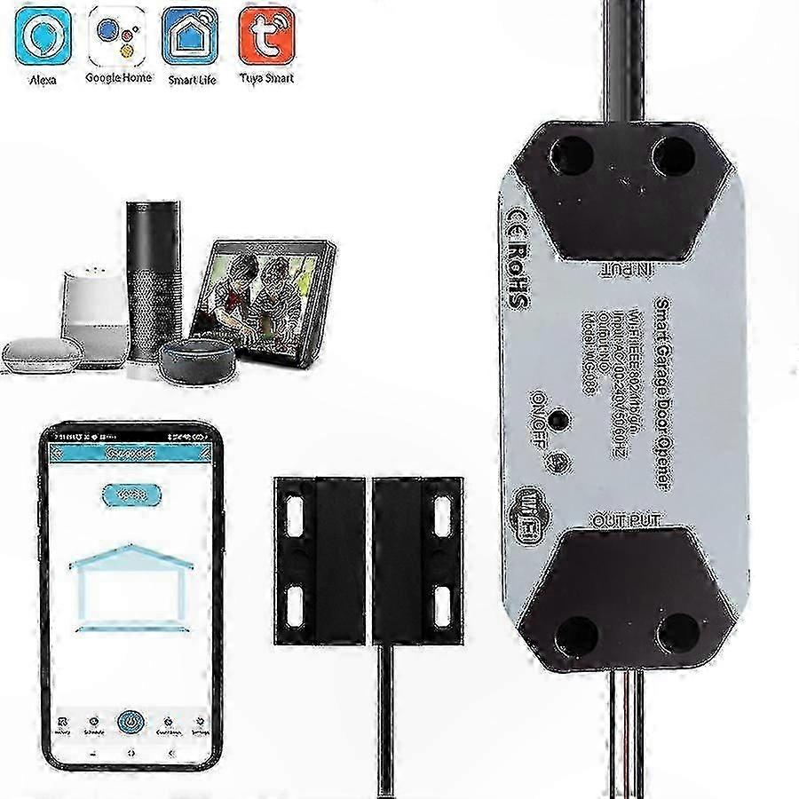 Wi-Fi Enabled Garage Door Controller with Smart Remote Access