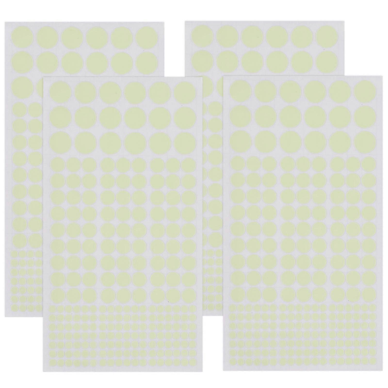 Decorative Removable Wall Sticker Luminous Dot Shape Wall Decal Home Decor Nighttime 2 Sets