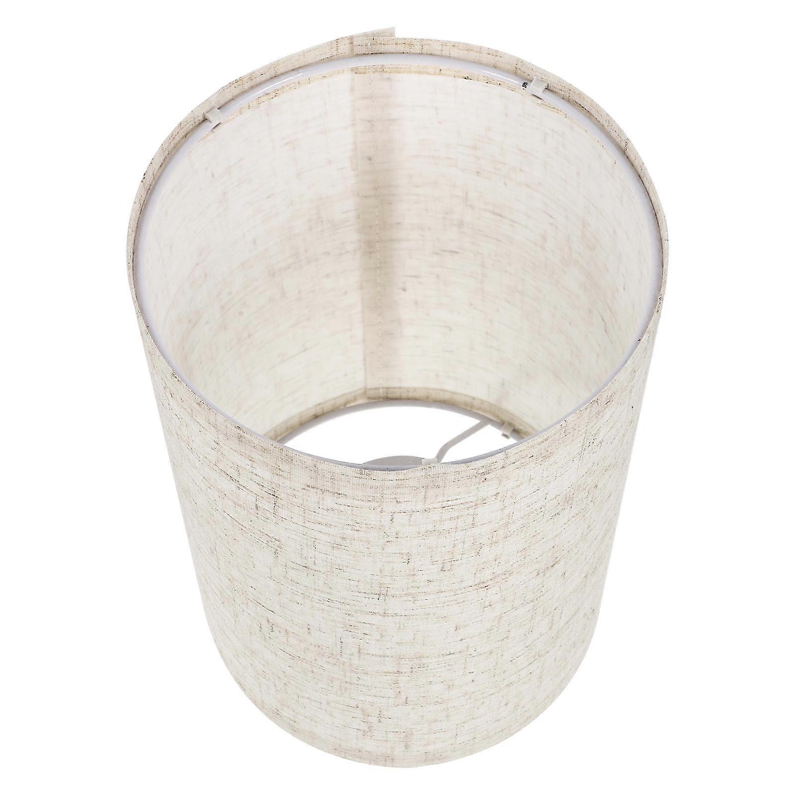 Beige Simple Lampshade Table Light Shade for Home Linen Cover