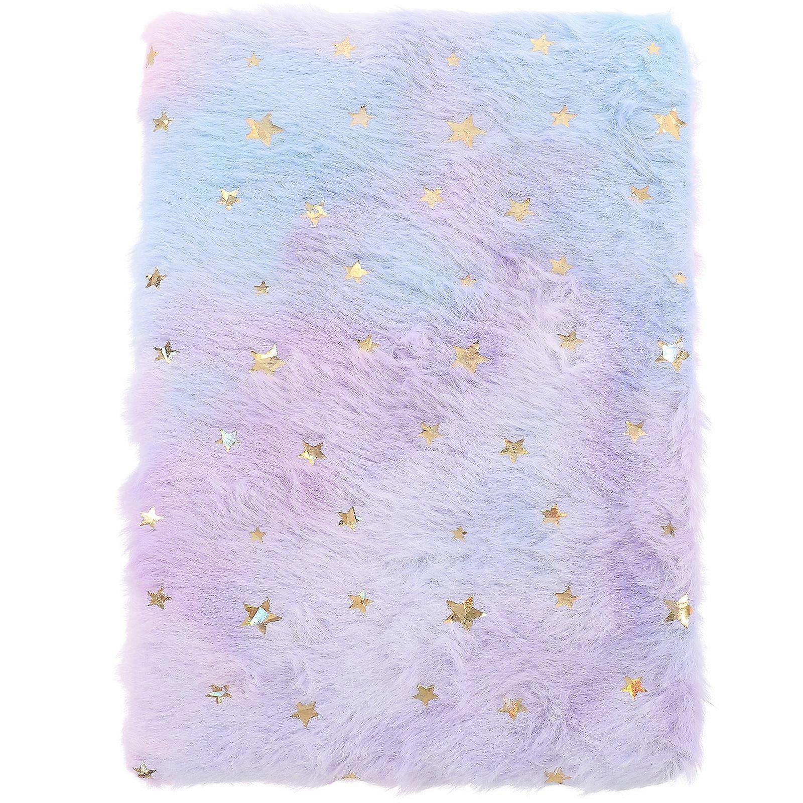 Plush Diary Fluffy Notebook Cartoon Notepad Plush Shell Notebook Office Notebook