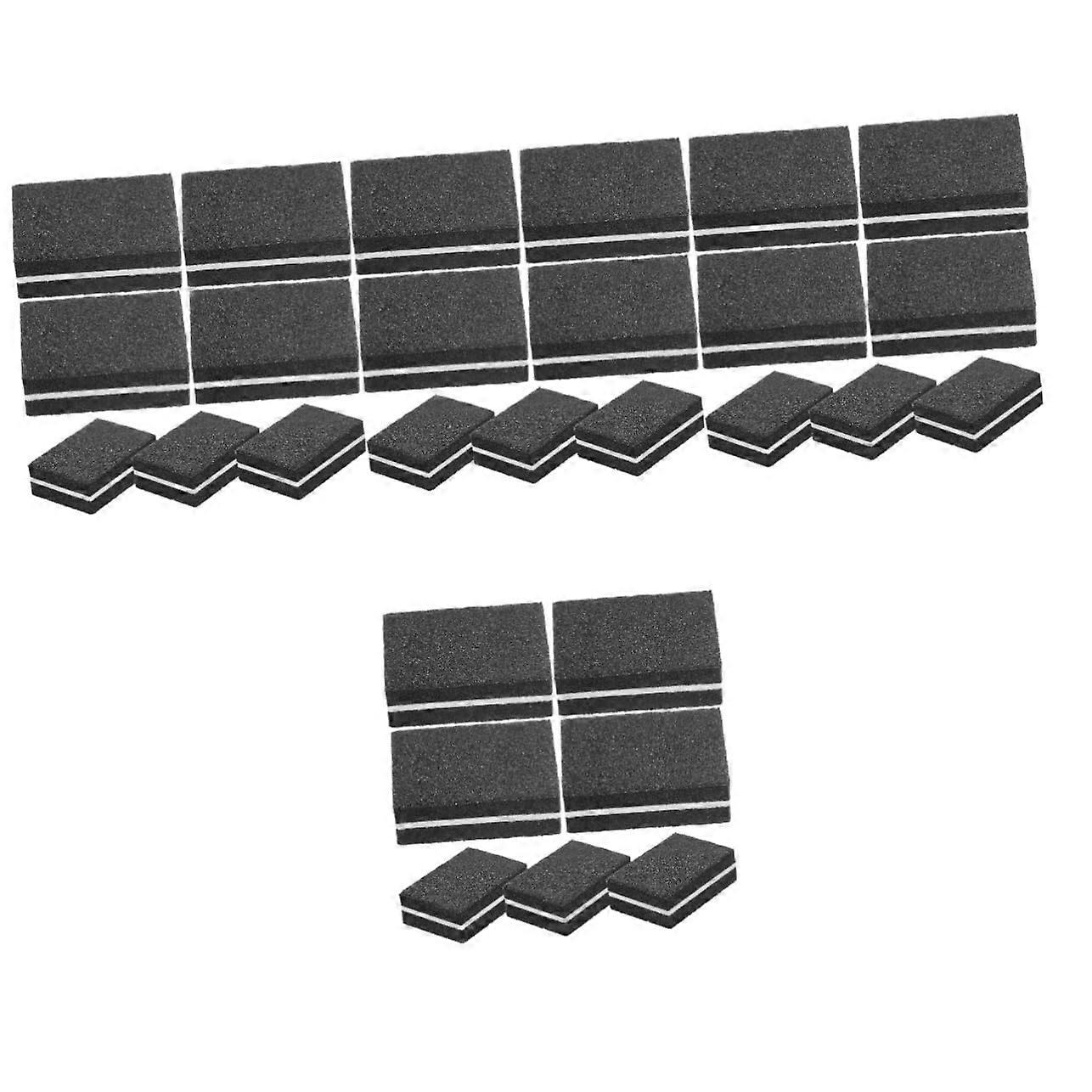 200pcs DualSided Nail Buffer Blocks Sponge Files for Manicure Pedicure Salon Bulk Set