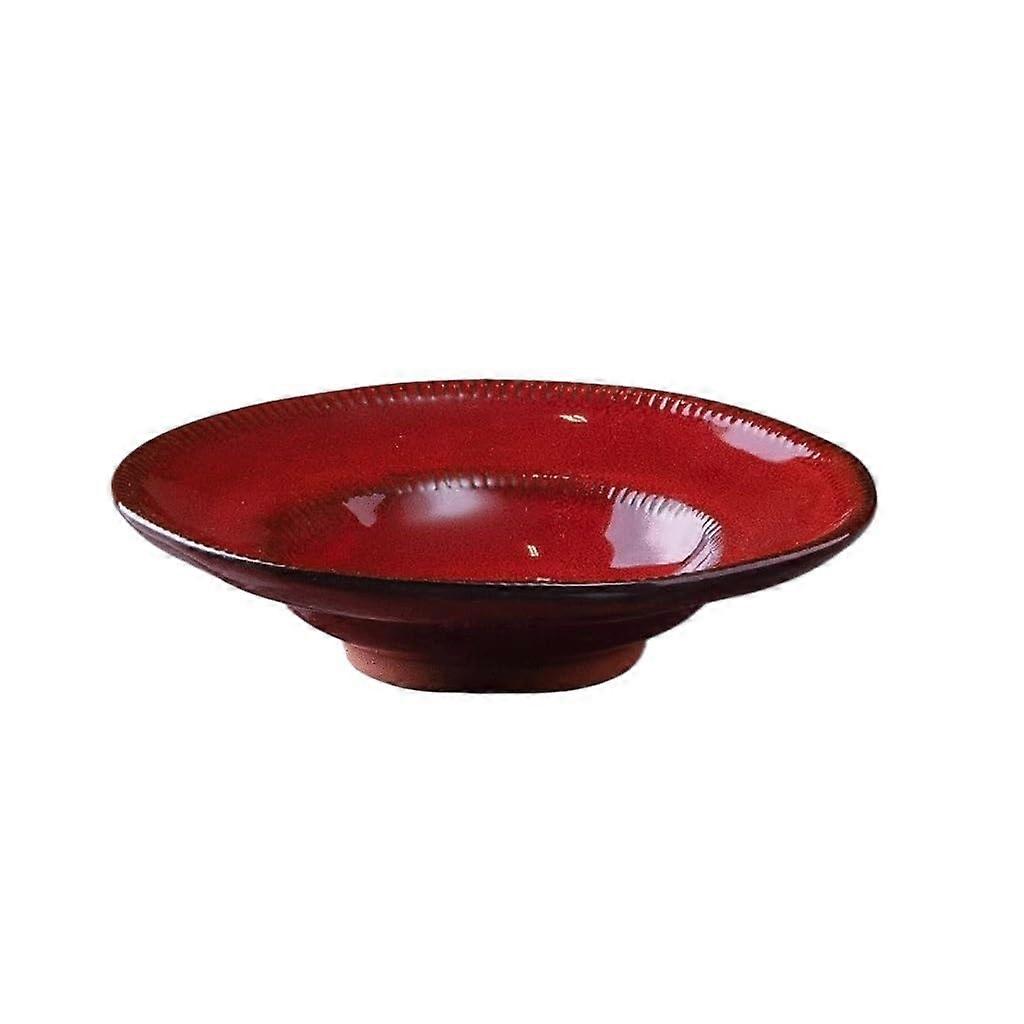 Large Ceramic Soup Bowl with Sleek Rounded Edges for Dinner and Kitchen Table Setting