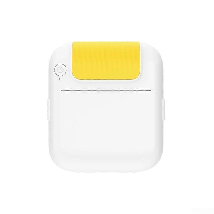 Wireless Inkless Portable Label and Photo Printer with Bluetooth Compact Design Yellow