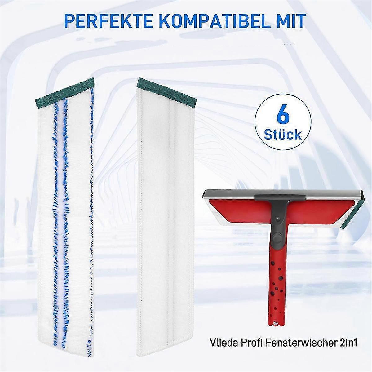 Replacement Microfibre Covers for Vileda Professional Window Wiper