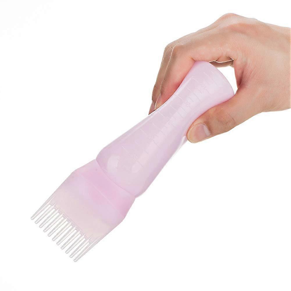 120ml Hair Dye Applicator Bottle with Comb Tip, Reusable Color Mixing and Precise Flow Control