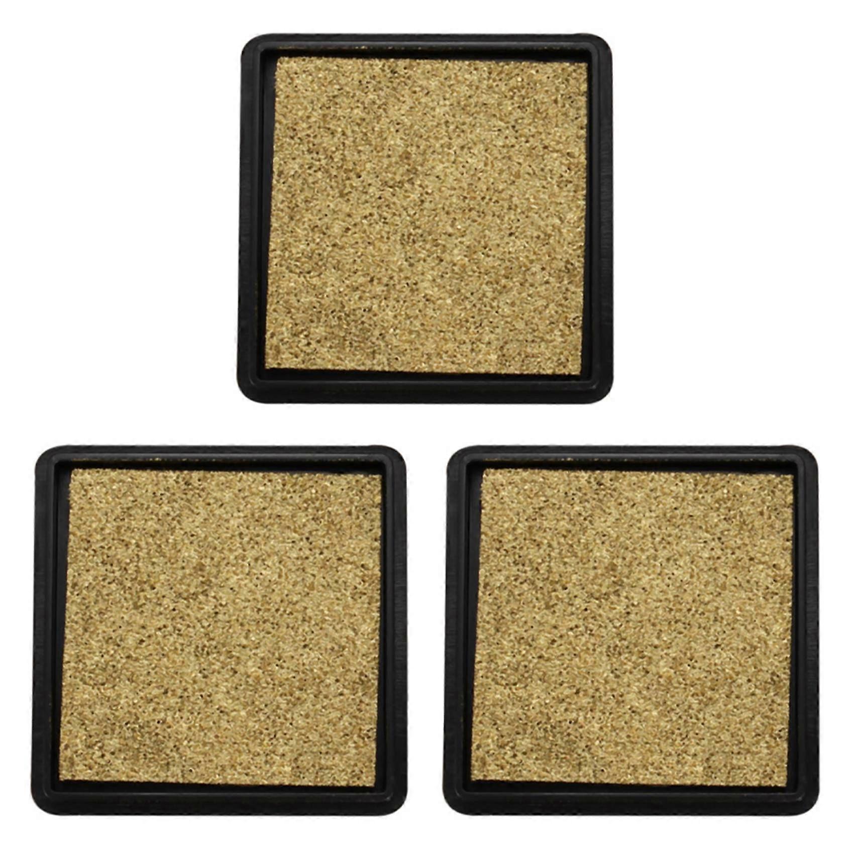 3X Ink Pad Stamp Pad for Wedding Letter Document Gold