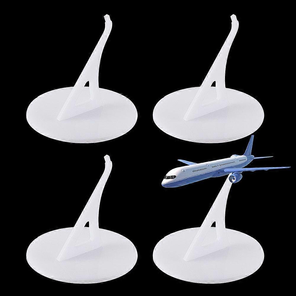 4pcs Acrylic Action Figure Display Holders Clear 6.2x6cm