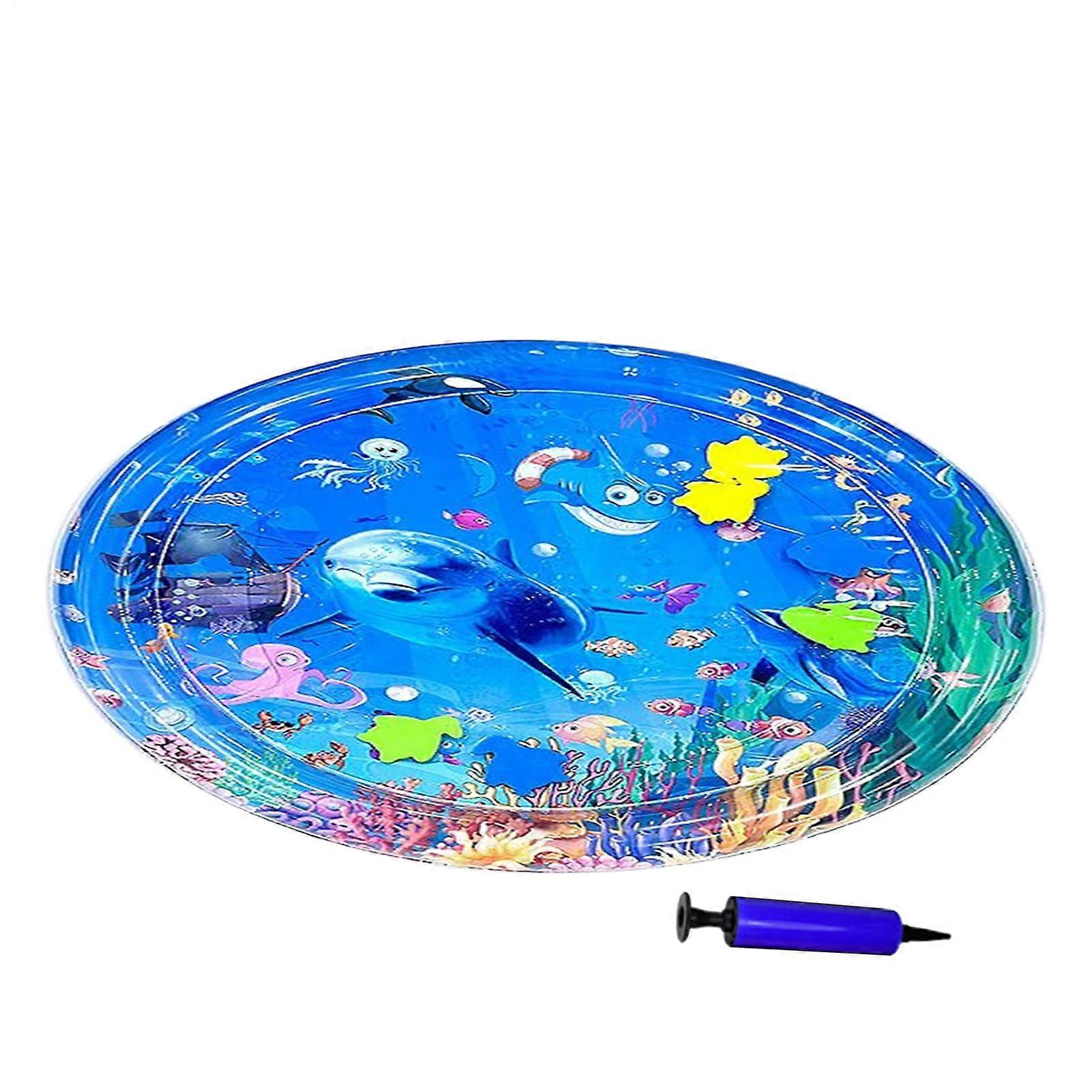 Inflatable Cat Water Play Mat with Cooling Technology and ScratchResistant Base for Pets