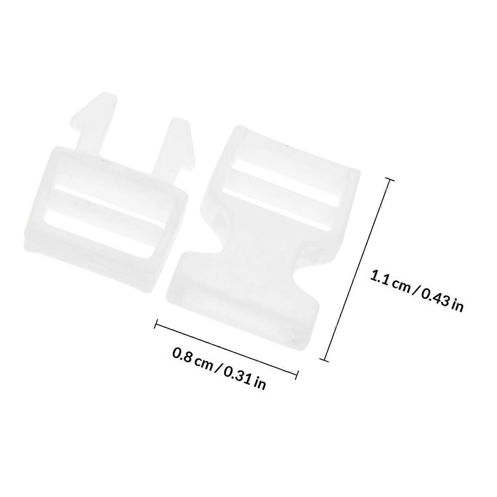 Mini Quick Side Release Buckle Doll Backpack Buckle for Decor 20Pcs