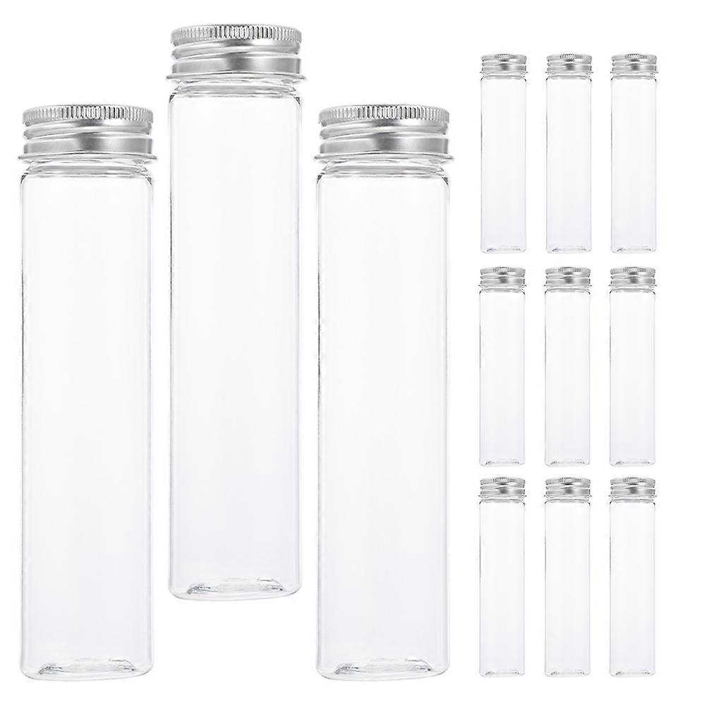 Clear Plastic Tubes Test Tubes for Liquid Holding 60Pcs Portable Containers