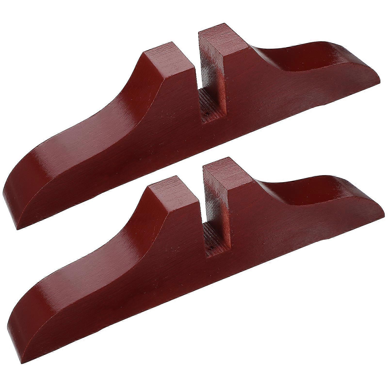 Plastic Screen Base Divider Stand for Household Use 2Pcs Black Brackets