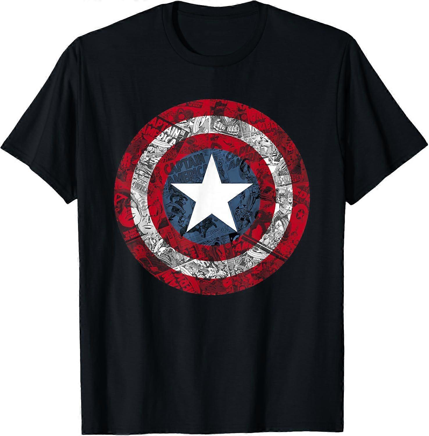 Marvel Captain America Avengers Shield Comic T-Shirt TN 2119