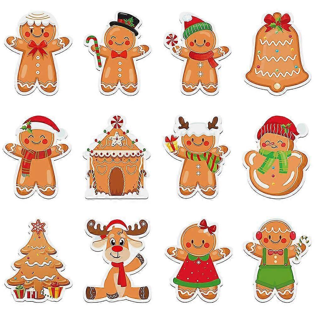 12 Books Christmas Note Pads Daily Use Memo Stickers Multi-function Note Stickers Note Supply