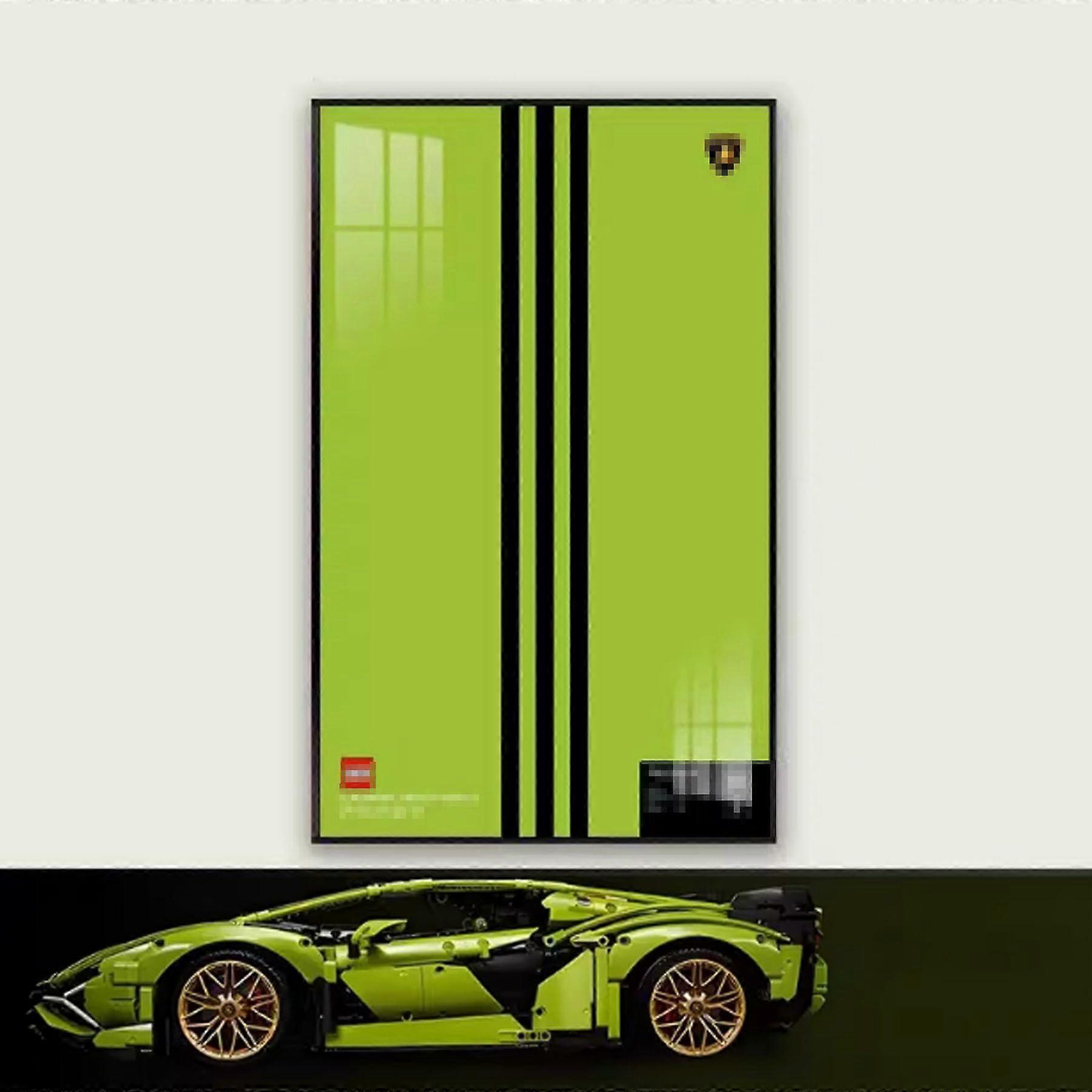 Dustproof Acrylic Wall Mounted Display Case for  42115 Technic Model Car Storage