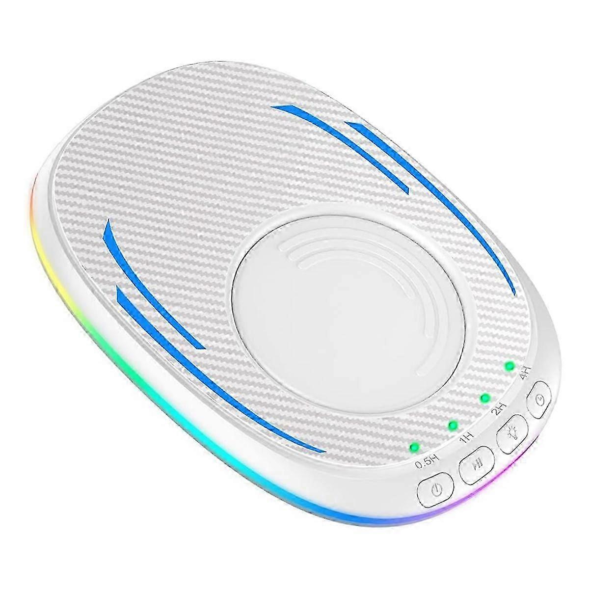Mouse Mover Undetectable with Timer, Silent Mouse Jiggler, White