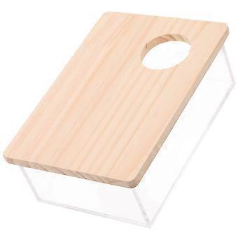 Hamster-Sandbadewanne aus Acryl für Kleintiere