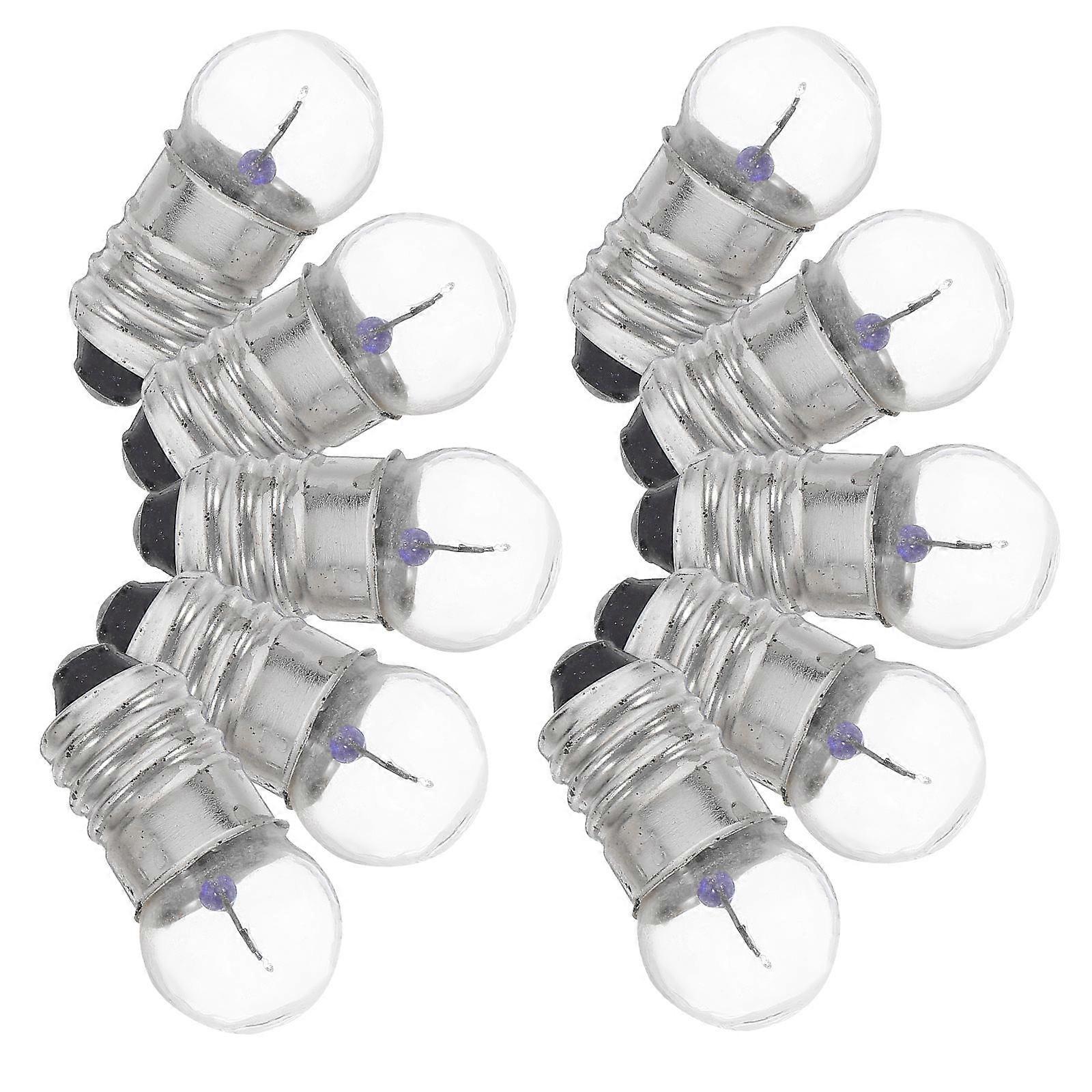 Screw Base Flashlight Bulbs Mini Light Bulbs for Home Experiments 100Pcs