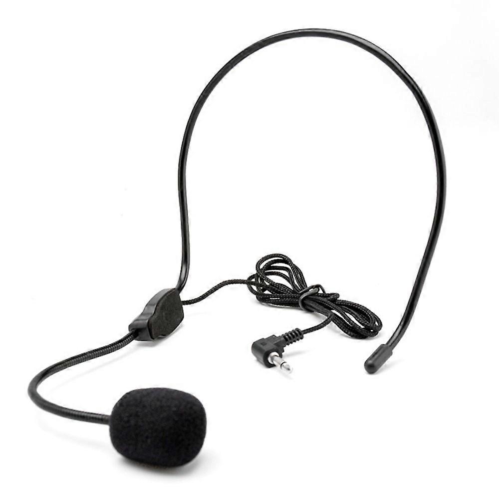 Portable Wired Microphone Head-mounted Flexible Headset Teaching Stage Speaker Interview Speech Mic