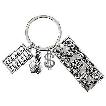 Key Chain Pendant for Decoration Silver Alloy 1Pcs Keychain