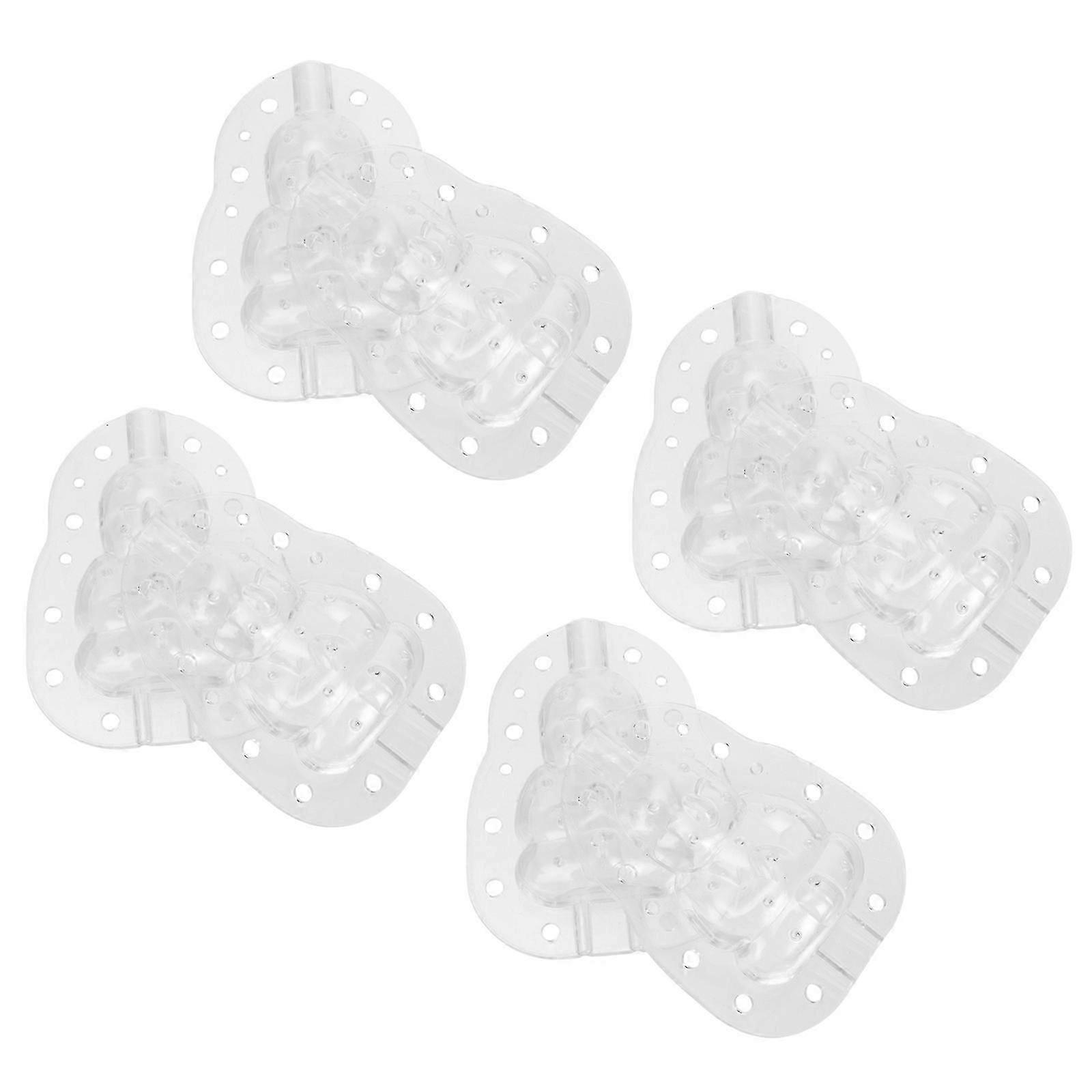 4Pcs Transparent Melon Molds for Fruit Shaping with PP Material