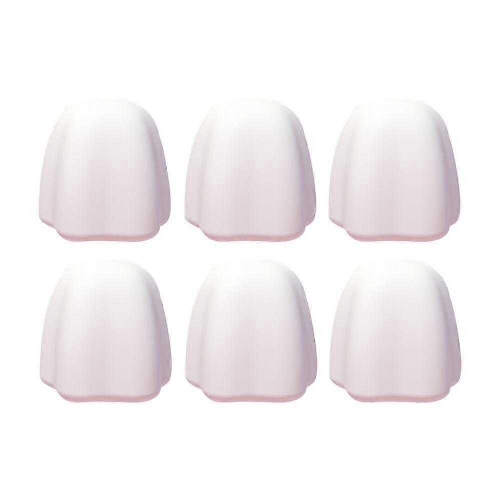 Dust Proof Toothpaste Cap Silicone Self-Closing Toothpaste Tube Squeezer 6pcs