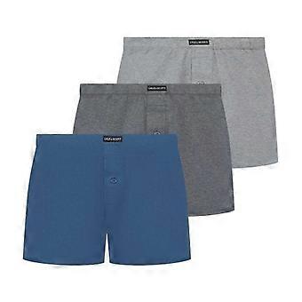 Lyle & Scott Mens Plain Jersey Knit Boxer Shorts (Pack of 3)