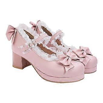 1 Paar zarte Damen High-Heeled Schuhe Outdoor Mädchen Schuhe Frühling Schuhe