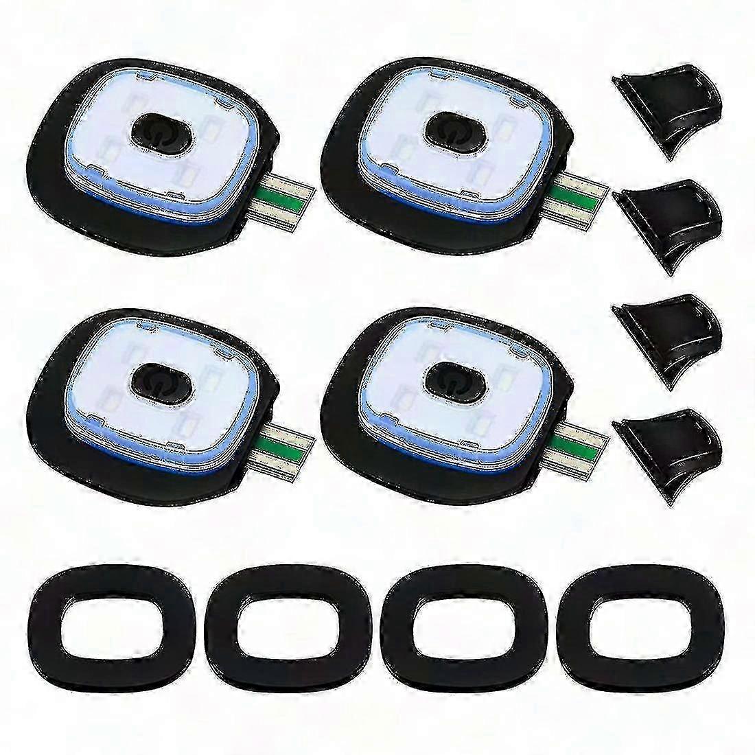 USB Rechargeable LED Knit Beanie Hat, 4 Pack with 3 Light Modes (Strong/Medium/Weak)