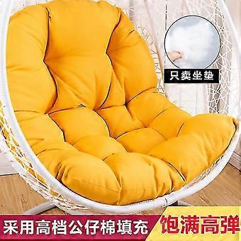 Waterproof And Thick Swing Seat Cushion - Backrest Cushion For Garden Swing Seat Only - Dirt-proof Cushion, Durable And Comfortable (white, 80x120cm)