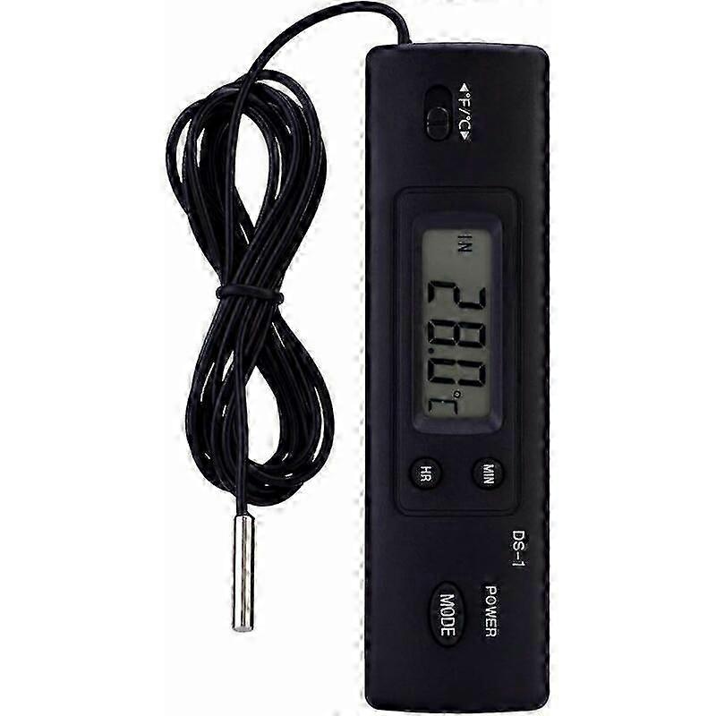 Wired Electronic LCD Digital Temperature Meter Thermometer Probe Sensor for