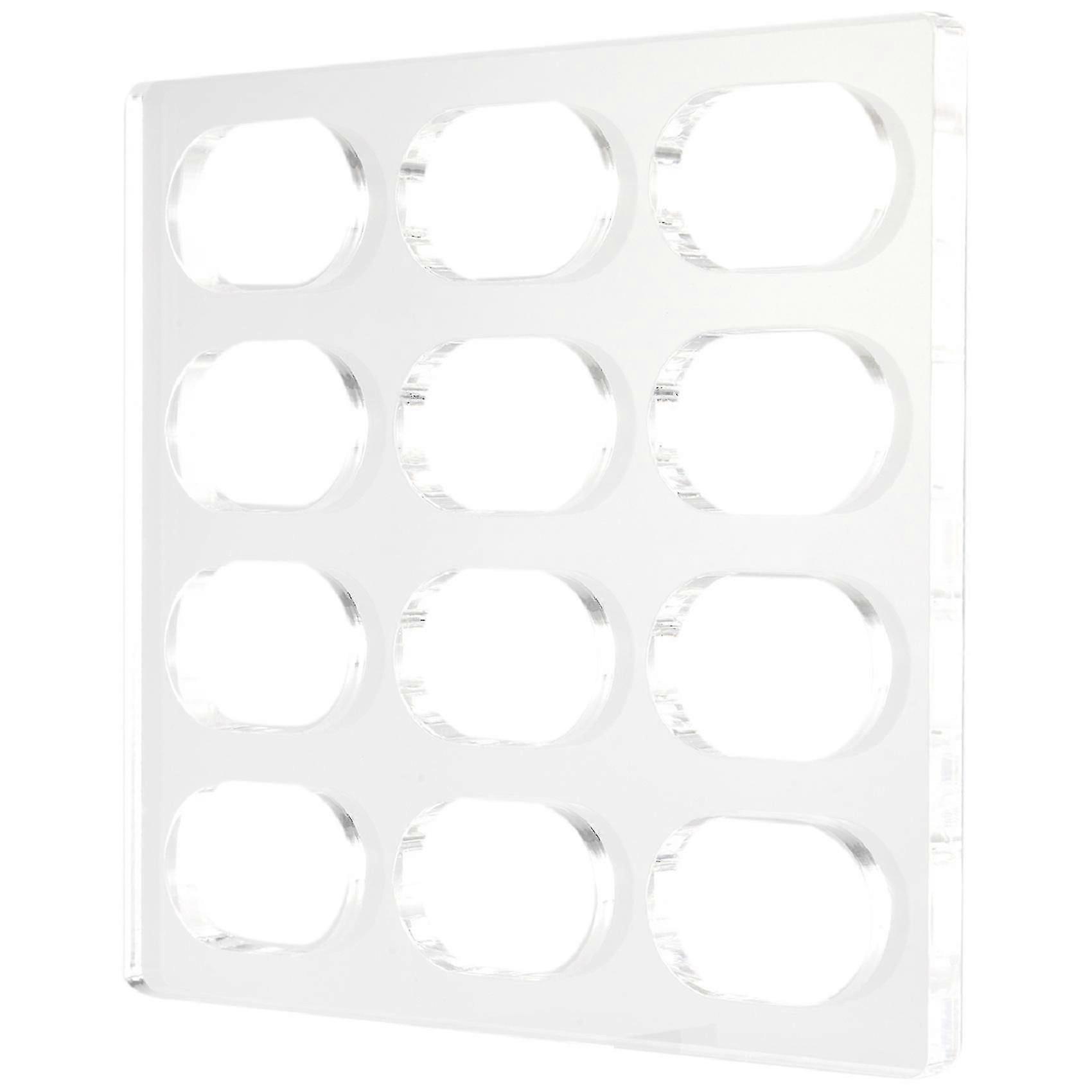 Clear Polycarbonate Dacquoise Cake Mold Oval Dakovaz Macaron Mould