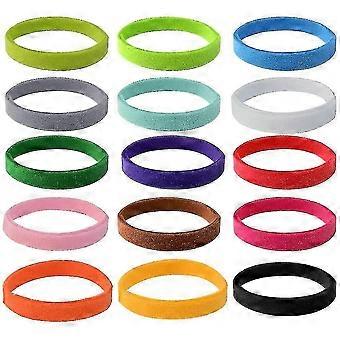 Zachte puppy- en kittenhalsbandjes, 15 stuks, verstelbaar, type ID.