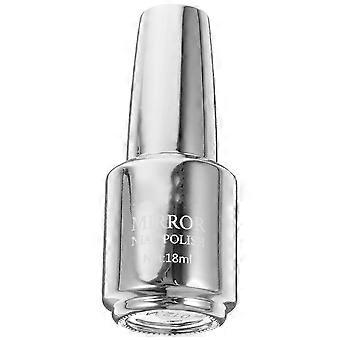 Spejl neglelak Metallisk farve Neglelak Nail Art Gel Tilbehør (12# Sølv)