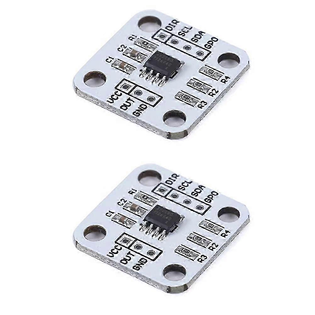 2Pcs AS5600 Magnetic Encoder Induction Angle Measurement Sensor Module 12bit High Precision