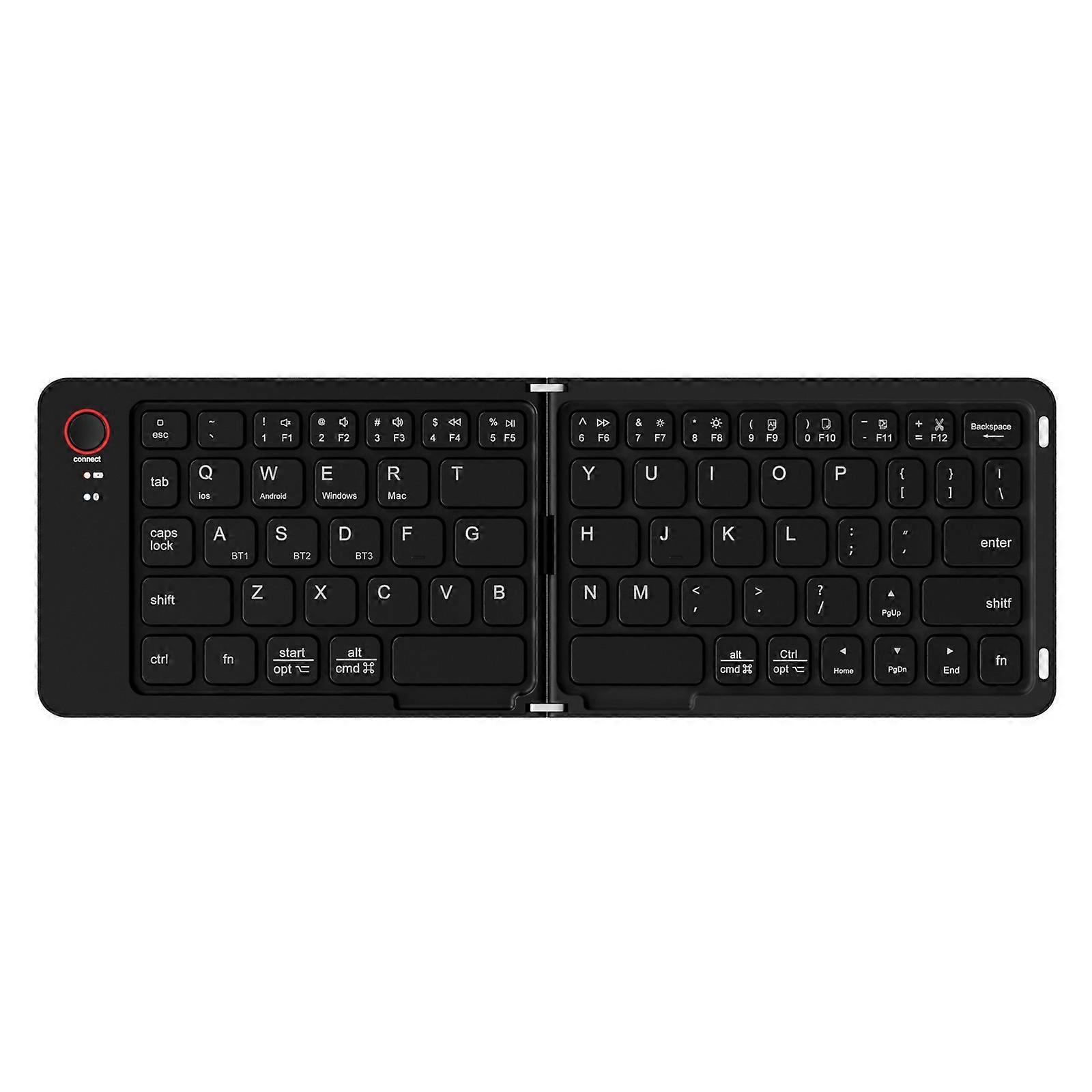 Foldable Wireless Portable Durable Bluetooth Keyboard Ultra-thin Lightweight Computer Accessories
