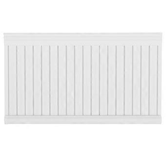 Mini Dollhouse Wall Trim Panels, White PLA, 3.73x2.16in, Furniture Decor, Space-Saving, Realistic