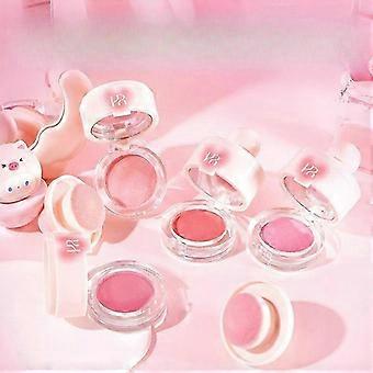 Mini Stamp Blush Cream mit integriertem Schwammapplikator, mattes, cremiges Rouge-Pigment, natürlicher, rosiger Wangen-Ton, langanhaltend, wasserfest, für Damen
