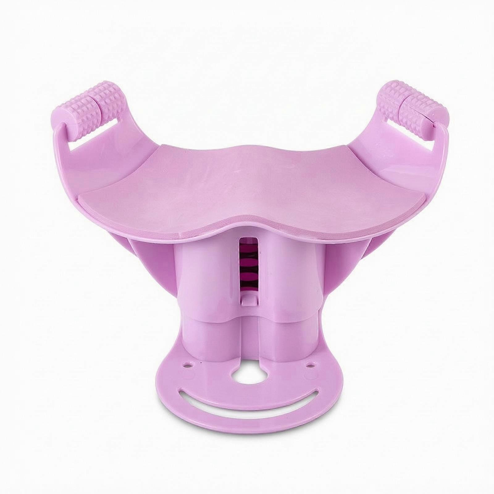 Hip Training Device with Rollers Ergonomic Torso Muscle with Spring Cushioned
