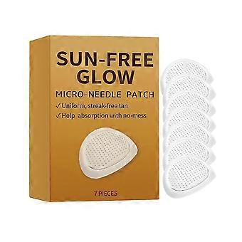 Patch autobronzant à micro-aiguilles sans soleil : un teint éclatant sans soleil. Obtenez un teint frais et lumineux comme après un coup de soleil, sans exposition au soleil.