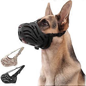 Dog Muzzle, Silicone Dog Muzzle, Durable, Breathable, Anti Bite, Anti Barking, Allow for Drinking Water, Adjustable Strap, Suitable for Small to La