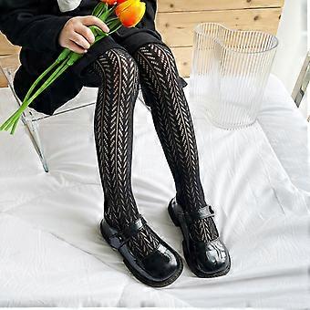 Girls Tights Princess Fishnet Cotton Baby Girl's One-Piece Pantyhose Baby Spring Summer New Style Trousers Lace Stocking