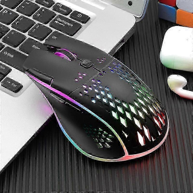 Wireless Mouse Rechargeable Honeycomb Wireless Gaming Mouse