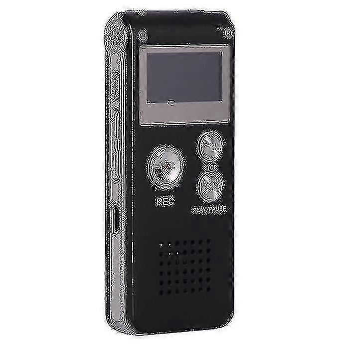 32gb Recorder Usb Rechargeable, With Multi-function Digital Audio And Mp3 Player(black)